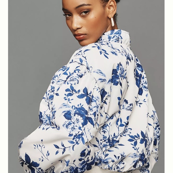 By Anthropologie Cropped Bomber Jacket - Picture 4 of 6